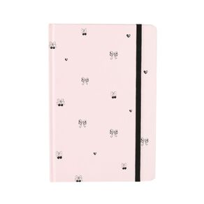 Uniti Stationery Urban Noir Bow & Cherry Hard Cover Notebook