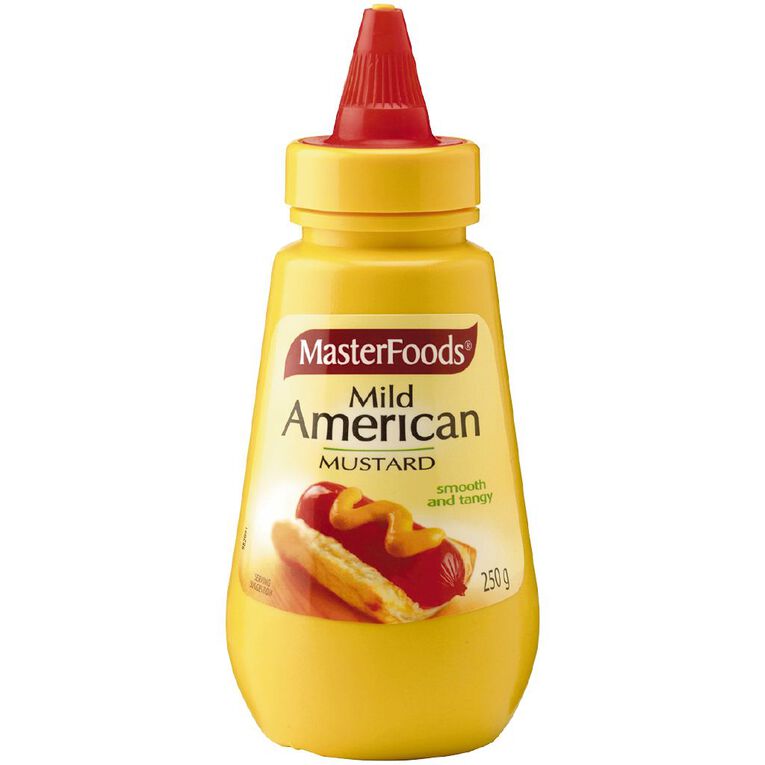 MasterFoods American Mustard Mild American 250g The Warehouse