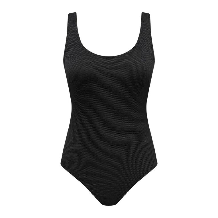 H&H Women's Padded Cup One Piece, Black, hi-res