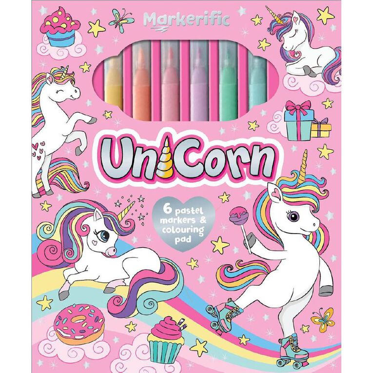 Markerific Activity Folder: Unicorn, , hi-res