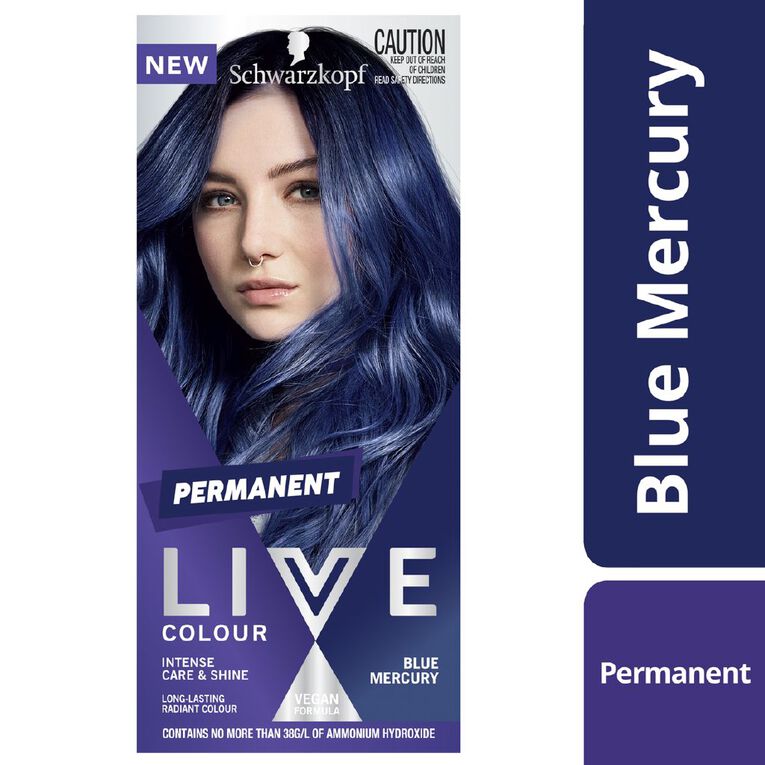 Schwarzkopf Live Colour Permanent Blue Mercury Blue, , hi-res
