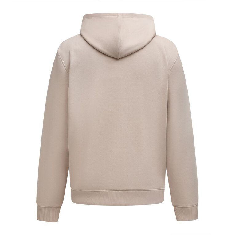 H&H Men's Zip Front Hood Sweat, Brown Light, hi-res