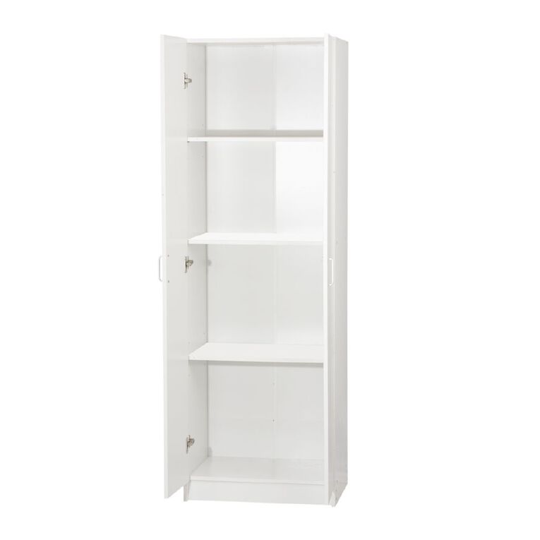 Living & Co 2 Door 4 Shelf Pantry Cabinet 600mm, , hi-res