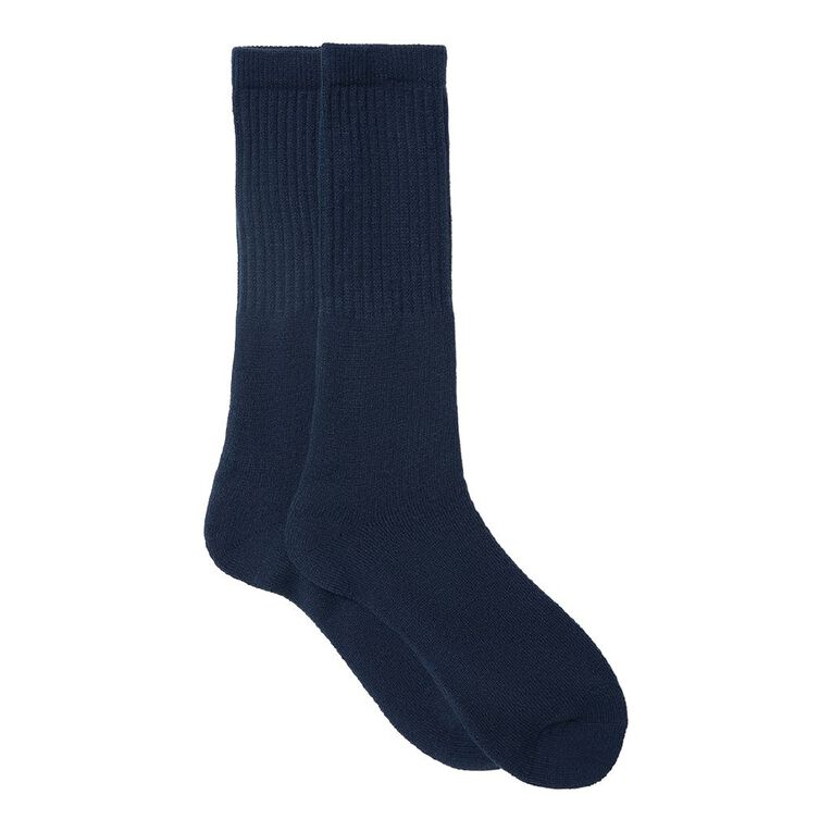 Rivet Men's Work Socks 2 Pack, Navy W26, hi-res