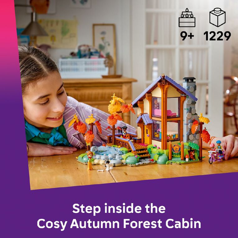 LEGO Friends Cozy Fall Forest Cabin 42705, , hi-res