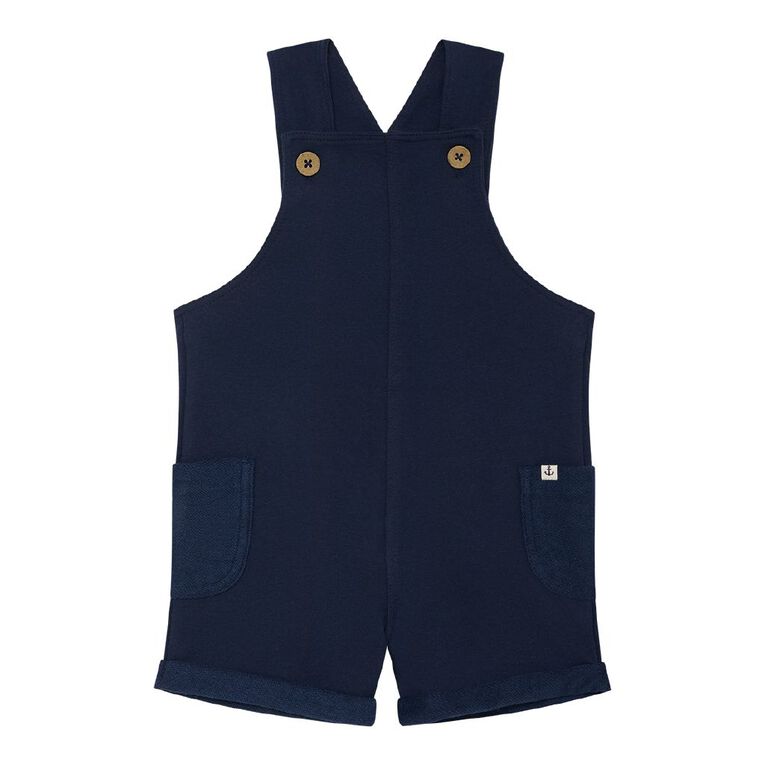 Young Original Toddler Terry Dungaree, Blue Dark, hi-res