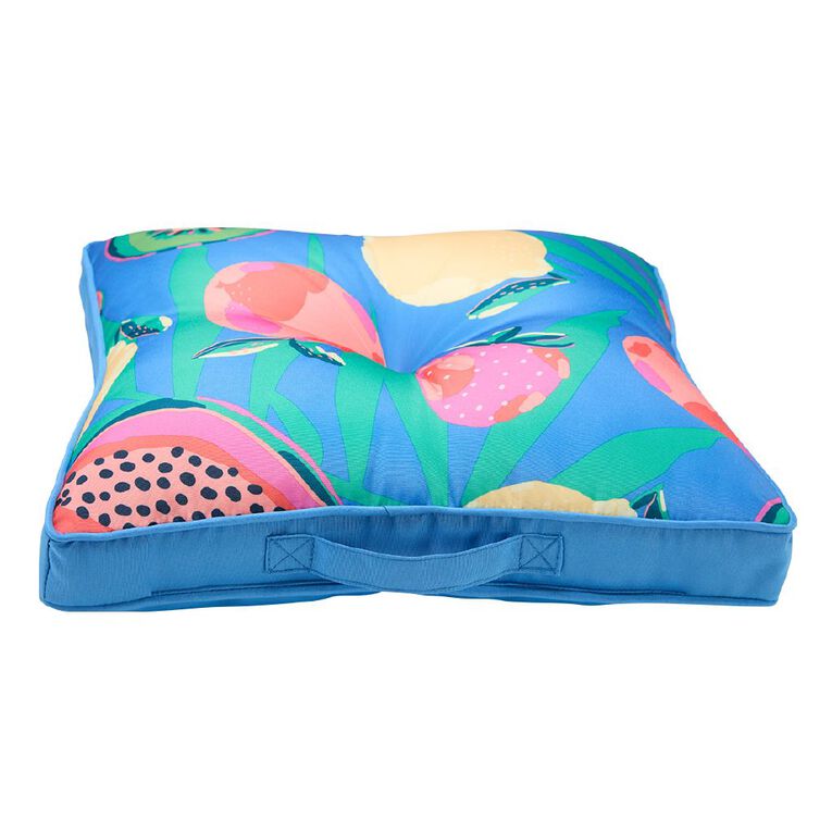 Living & Co Outdoor Chairpad Fruit Multi-Coloured 45cm x 45cm, , hi-res