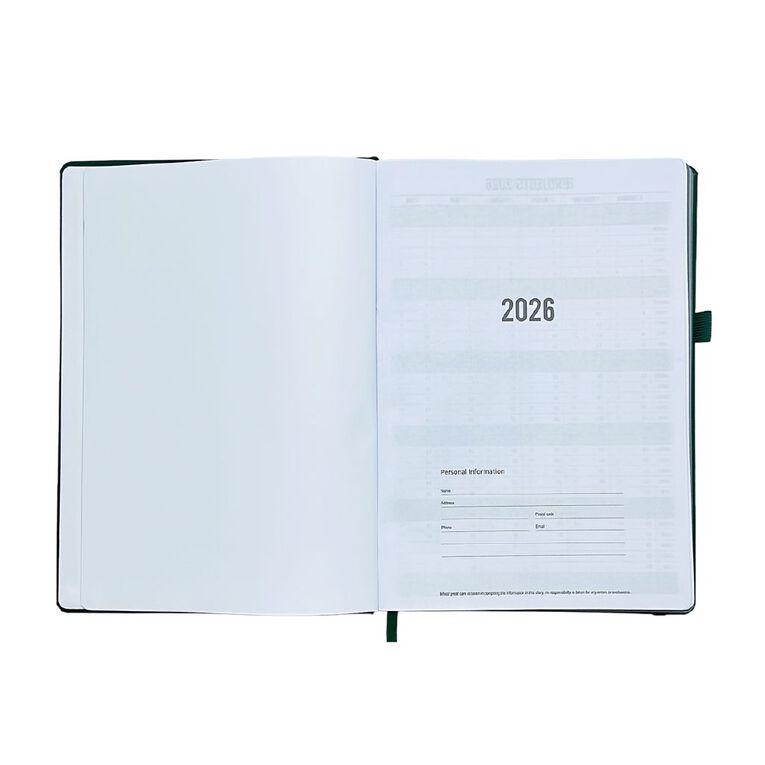 WS 2026 Diary Day To Page Green Dark, , hi-res