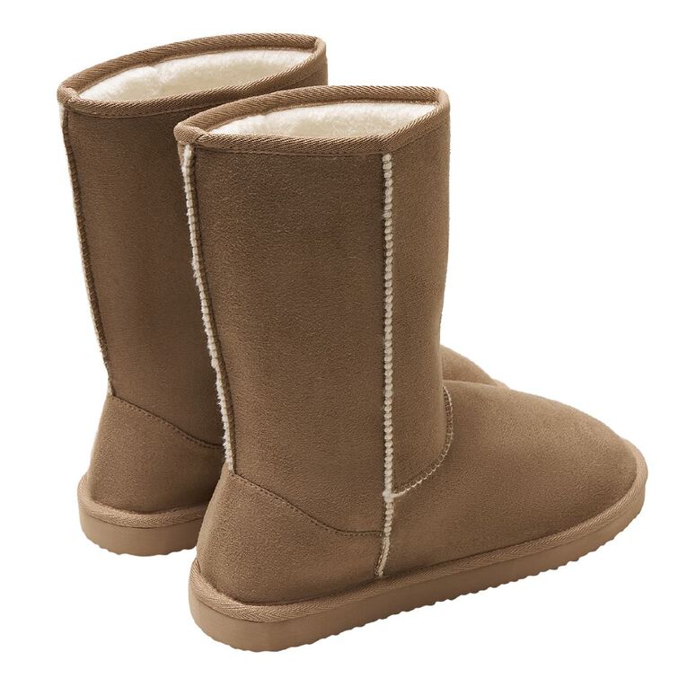 H&H Essentials Women's Essential Slipper Boots, Beige, hi-res