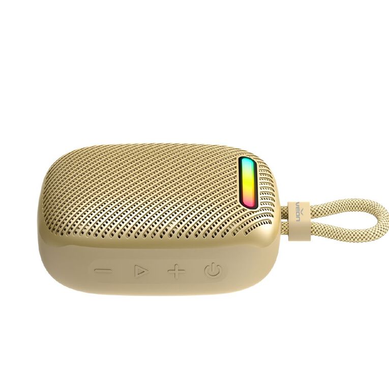 Veon IPX6 Waterproof Portable Speaker VNSK931BTGLD Gold, , hi-res