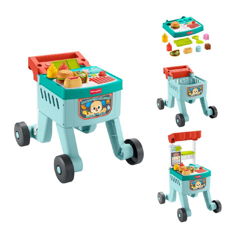Fisher-Price Laugh & Learn 4 in 1 Shopping Cart, , hi-res