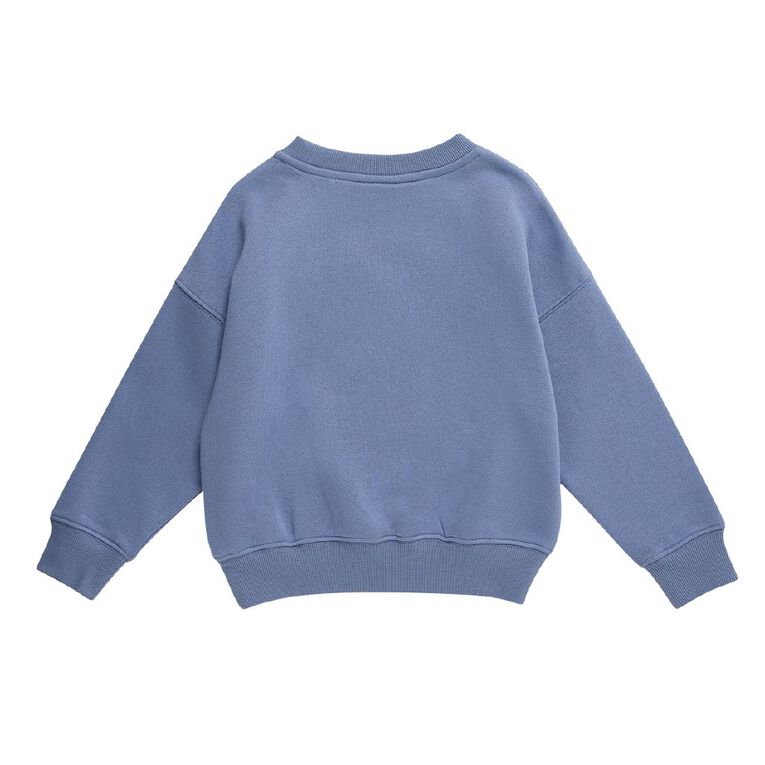 Bluey Print Crew Sweatshirt, Blue Mid, hi-res