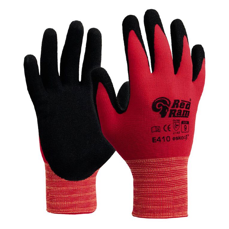 Esko Red Ram Latex Coated Safety Glove Large, , hi-res