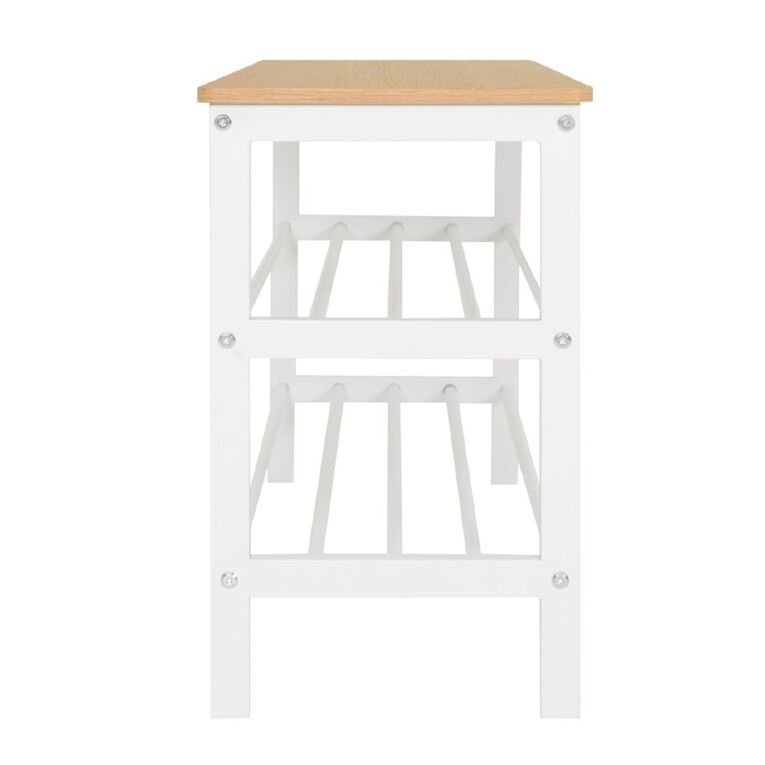 Living & Co Ava Bench Shoe Rack 3 Tier, , hi-res