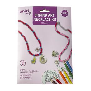 Uniti Kids Shrink Art Necklace Kit