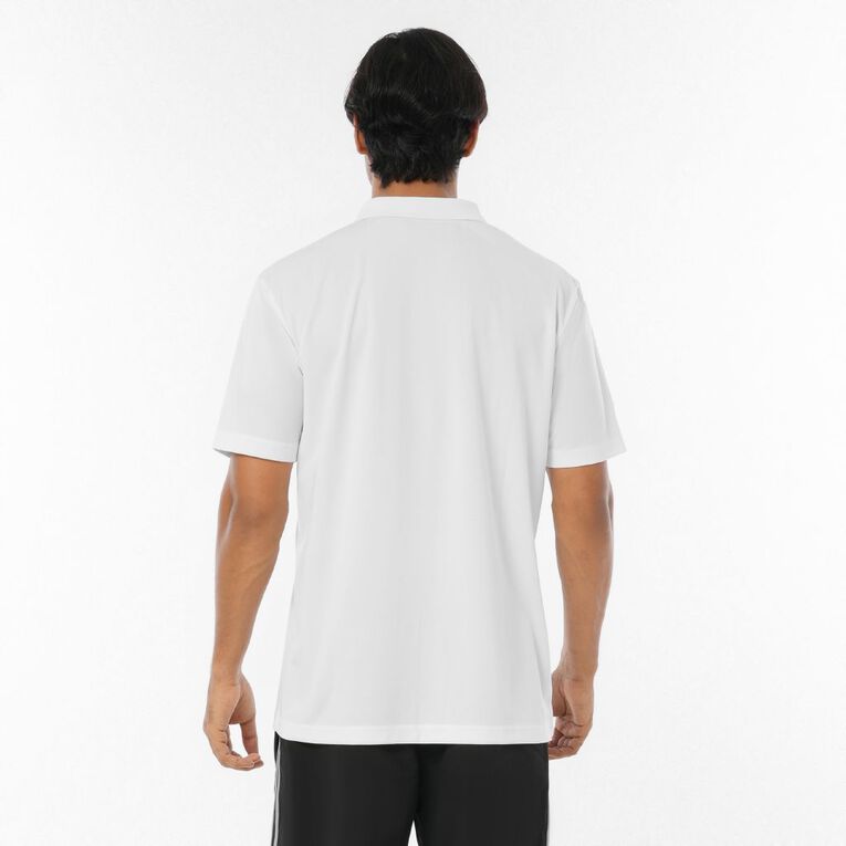 Active Intent Men's Cooldry Polo, White, hi-res