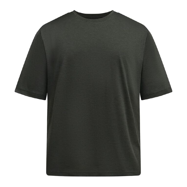 Active Intent Men's Cationic Tee, Green Mid, hi-res