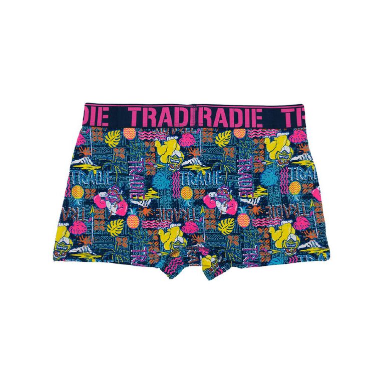 Tradie Men's Trunks 3 Pack, Navy, hi-res