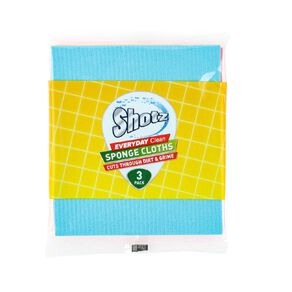 Shotz Sponge Cloths 3 Pack