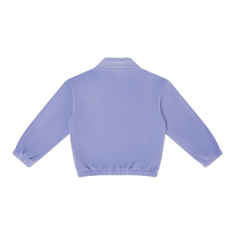 Young Original Velour Zip Thru, Blue Light, hi-res