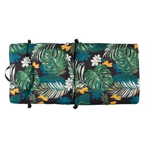 Living & Co Outdoor Patio Cushion Flora Green Dark 108cm x 50cm