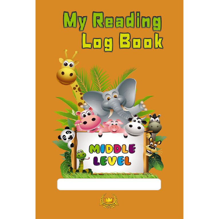 GT My Reading Log Book Orange Mid, , hi-res