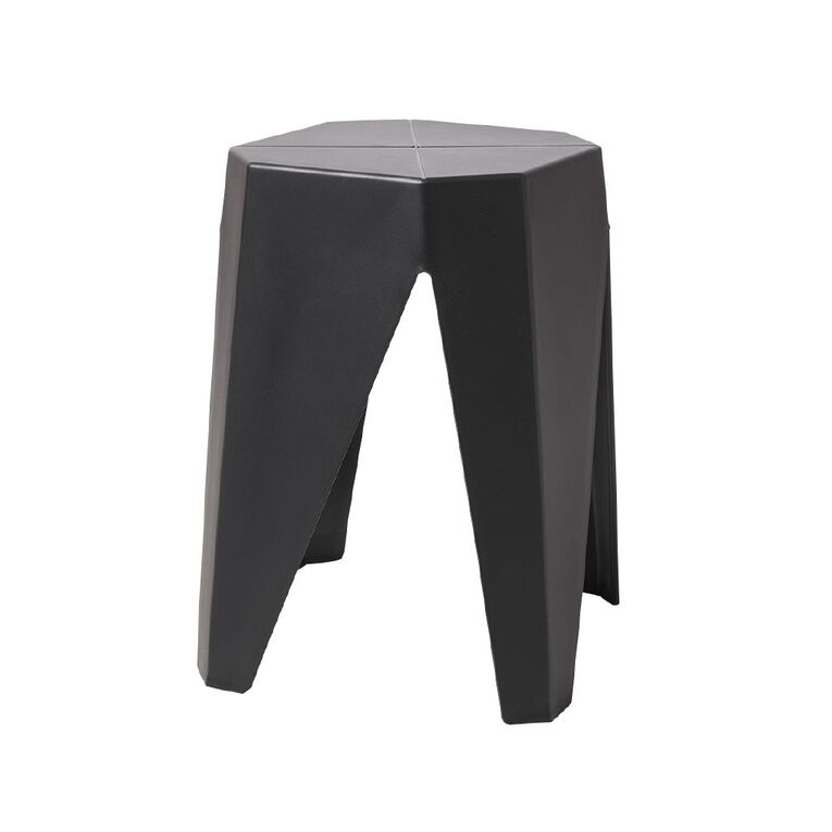 Living & Co Remy Stool Black, , hi-res