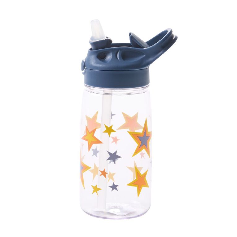Living & Co All Over Generic Plastic Bottle Stars Blue 500ml, , hi-res