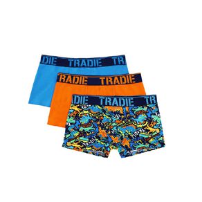 Tradie Kids' Fitted Trunks 3 Pack