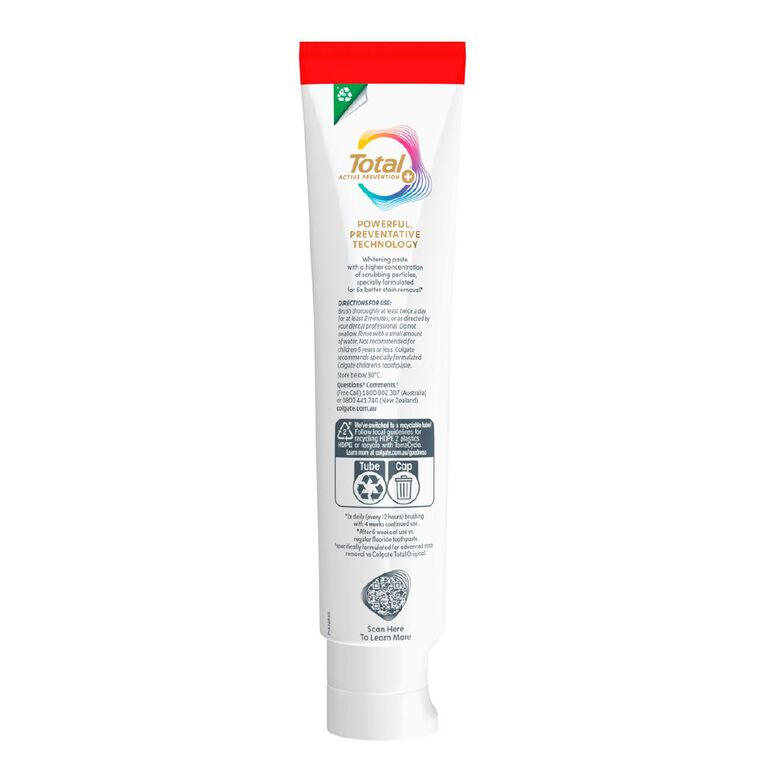 Colgate Total Advance Whitening Toothpaste, , hi-res