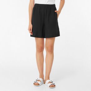 H&H Women's Relaxed Linen Blend Shorts