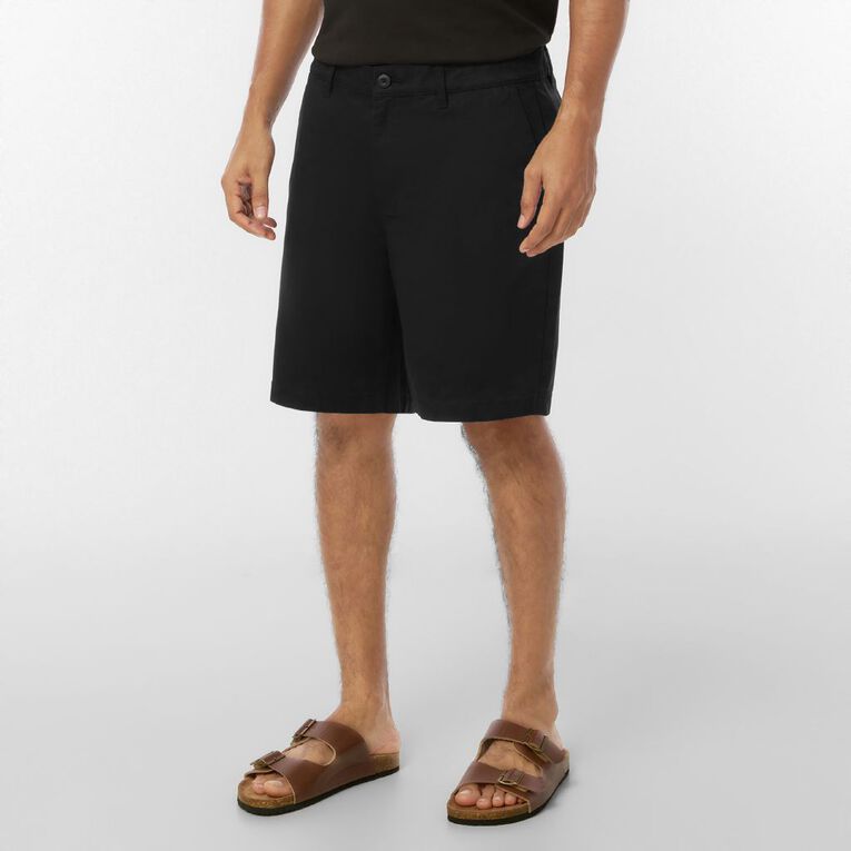 H&H Men's Chino Shorts, Black, hi-res