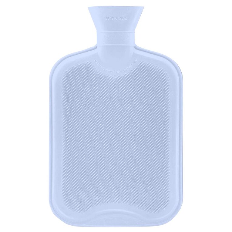 Living & Co Hot Water Bottle 2L Sky Blue, , hi-res