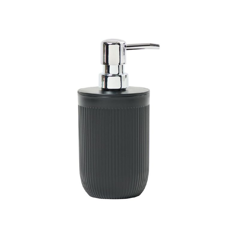Living & Co Soap Dispenser Plastic Black, , hi-res