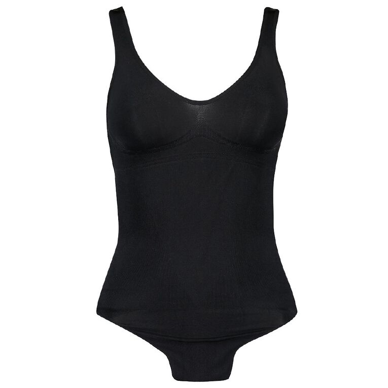 Clio Shapewear Bodysuit, Black, hi-res