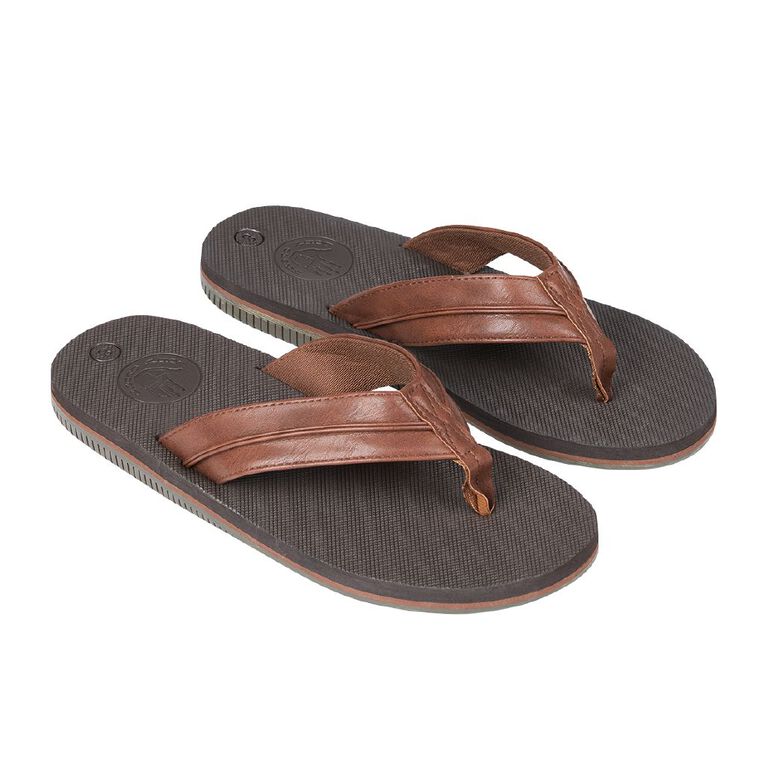 Body Glove Men's Jandals, Brown, hi-res