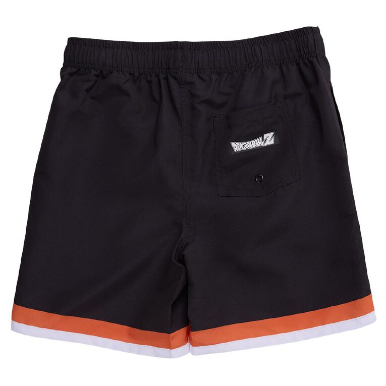 Dragon Ball Z Microfibre Swim Shorts, Black, hi-res