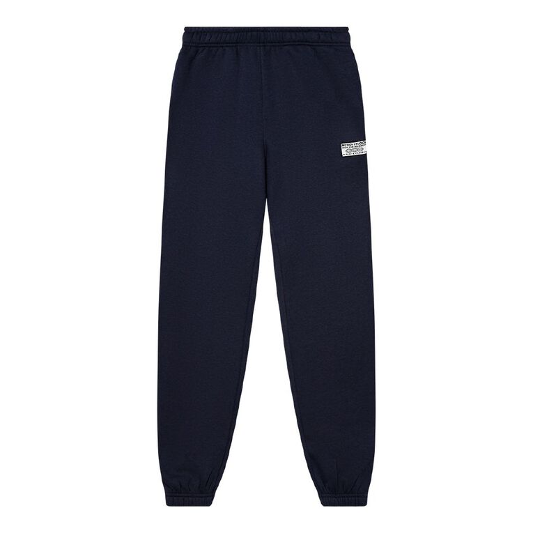 Young Original Core Print Trackpants, Blue Dark, hi-res