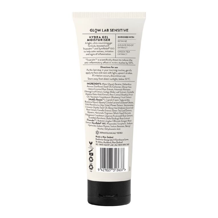 Glow Lab Sensitive Hydra Gel Moisturiser 100ml, , hi-res