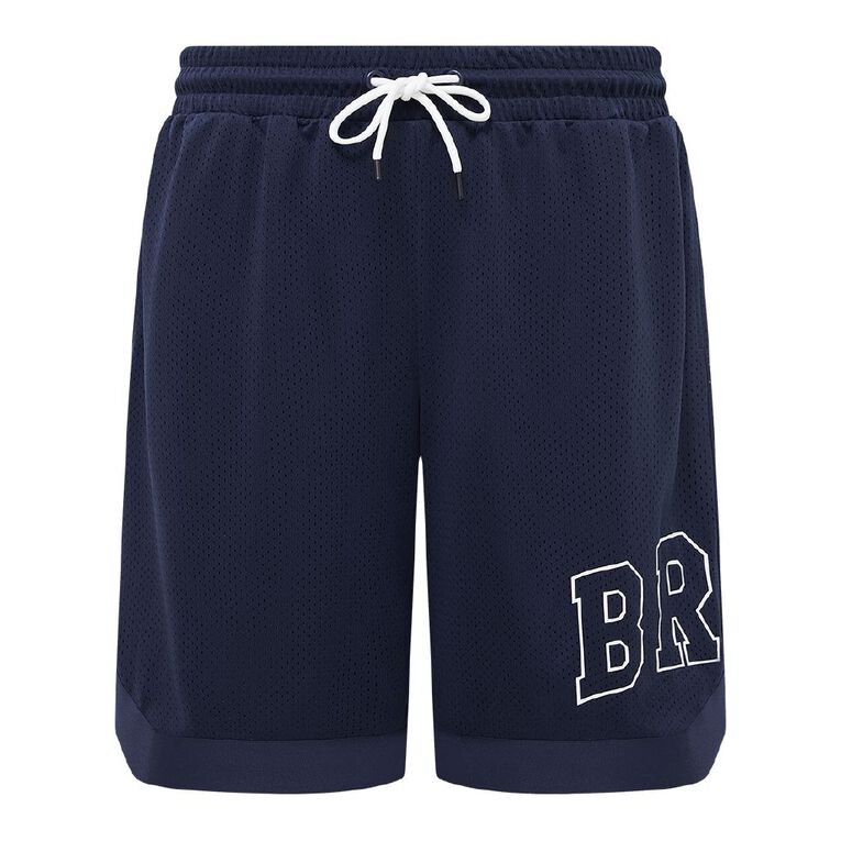 Garage Men's Baggy Basketball Shorts, Blue Dark, hi-res