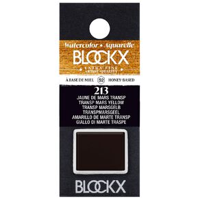 BLOCKX Watercolour Half Pan S2 213 Transparent Mars Yellow Yellow