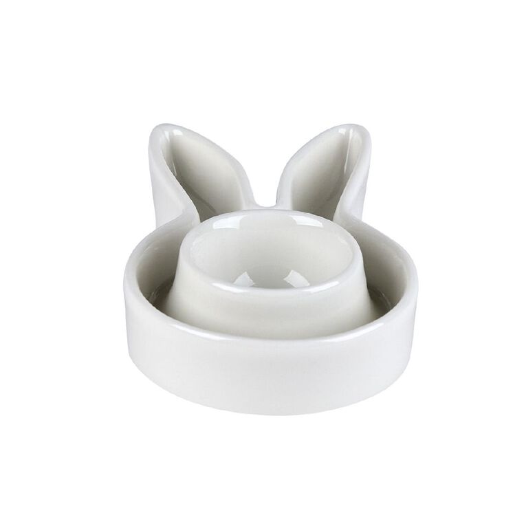 Living & Co Easter Bunny Egg Cup Ivory 20cm, , hi-res