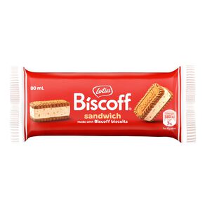 lotus biscoff sandwich biscuit ice cream 80 ml