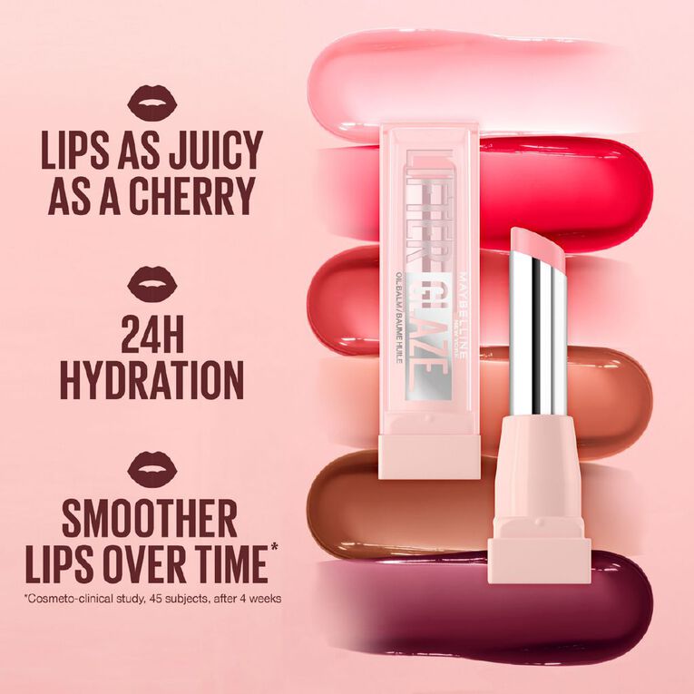Maybelline Lifter Glaze Lip Balm Cherry Swirl 2.8g, , hi-res