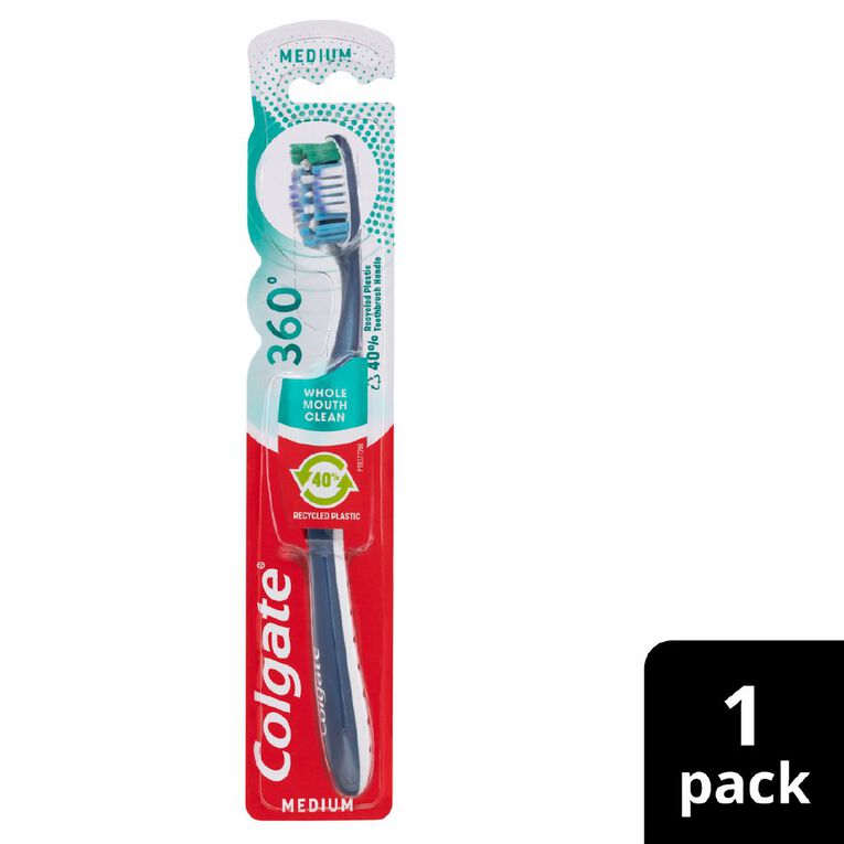Colgate 360 Degree Toothbrush Medium Assorted, , hi-res