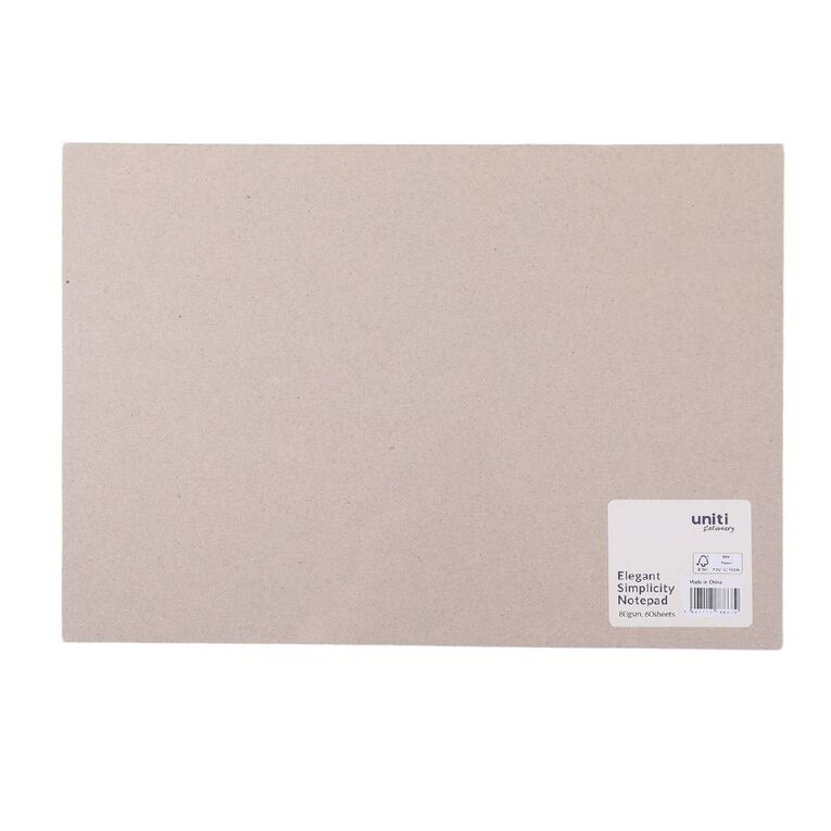 Uniti Stationery Elegant Simplicity Notepad, , hi-res