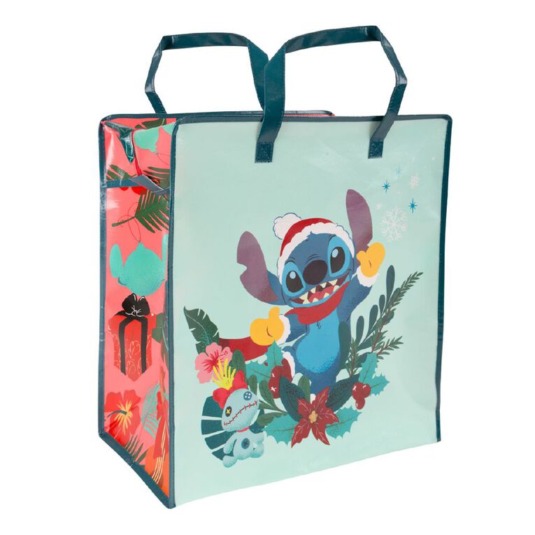 Stitch Christmas Green Red Jumbo Bag Green/Red, , hi-res