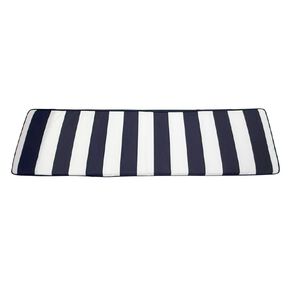 Living & Co Outdoor Cushion Bench Print White/Navy
