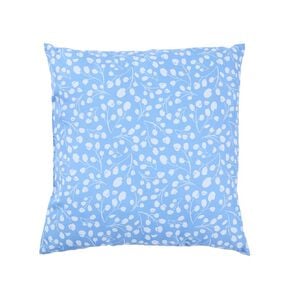 Living & Co Cushion Printed Eden Blue Blue 40cm x 40cm