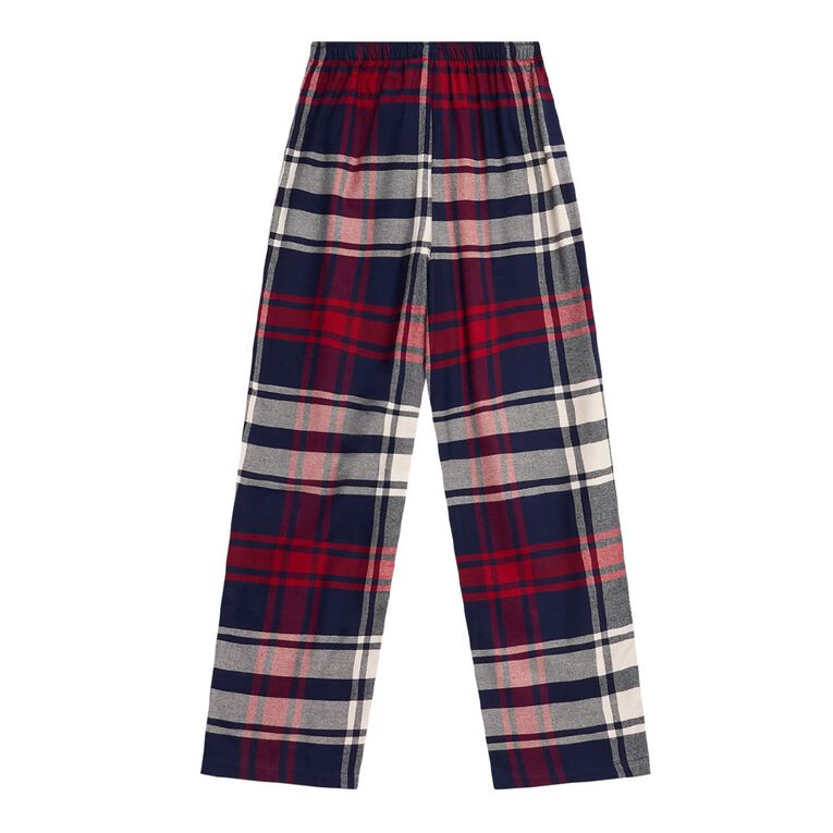 H&H Boys' Flannelette Pyjama Pants, Blue Dark, hi-res